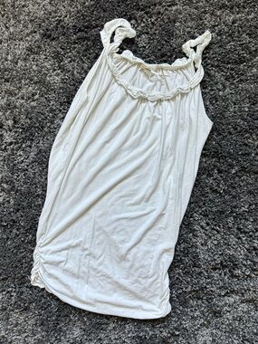 Max Studio Cream Tunic Tank - Size Medium